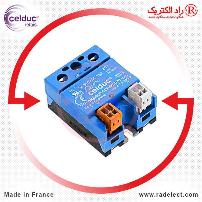 Single-Phase-Solid-State-Relay-SSR-SOR867070-Celduc-Radelectric