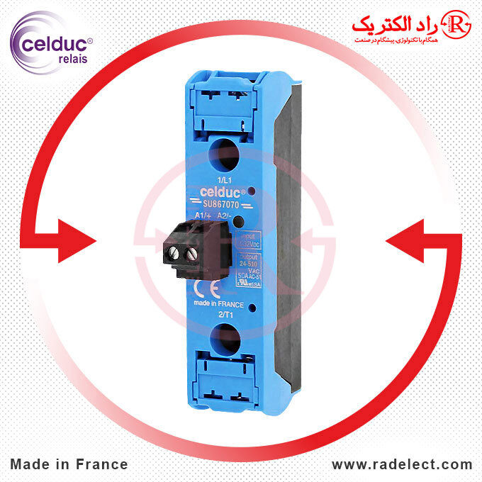 Single-Phase-Solid-State-Relay-SSR-SU867070-Celduc-Radelectric