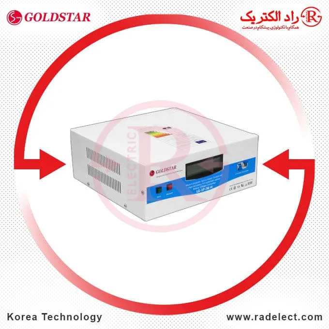 استابلایزر دیواری گلداستار،استابلایزر تکفاز،تثبیت کنده ولتاژ