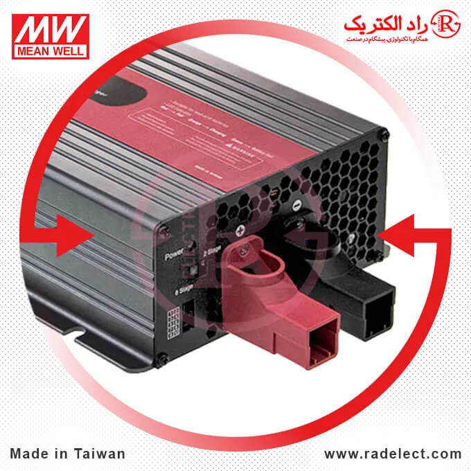 شارژر باتری ماشین 600W سری PB-600 مین ول Mean Well - Image 4