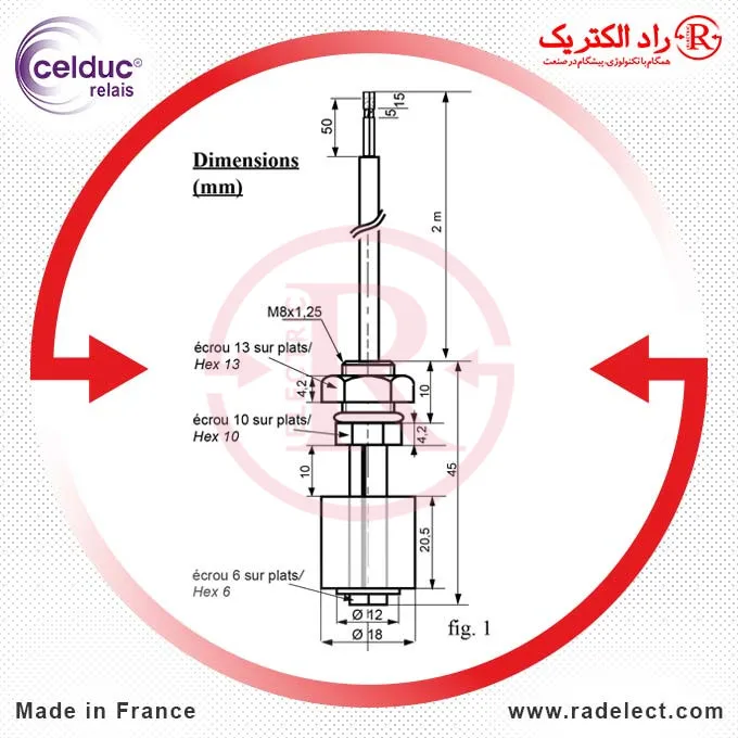 Vertical-level-Sensor-Nylon-PTFA5001-Celduc-02-radelect