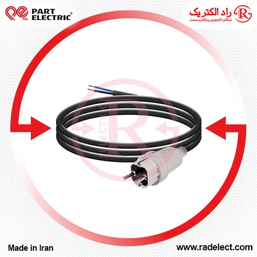 قیمت کابل و دو شاخه برق ورودی استابلایزر